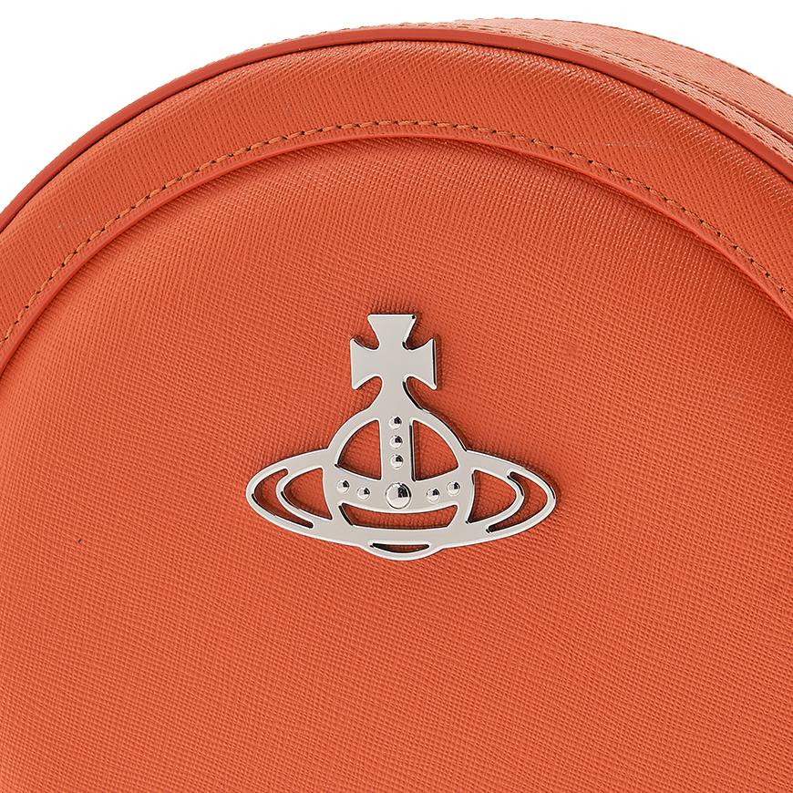 Vivienne Westwood Ruby Round Crossbody Bag Black Leather Women’s