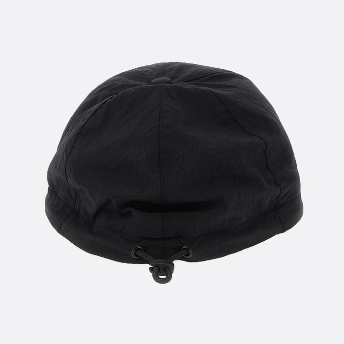 STONE ISLAND Metal Nylon Black Baseball Cap Unisex