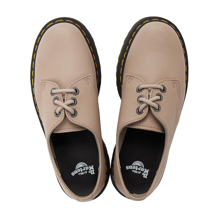 Dr.Martens Vintage Taupe Pisa Leather 1461 II Loafers Unisex