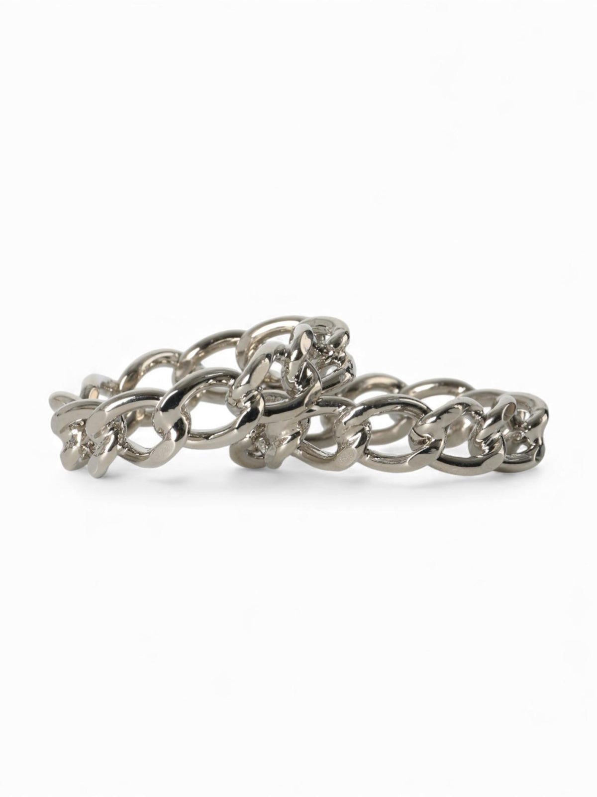 Dries Van Noten Silver Chain Ring Unisex 242018240061952