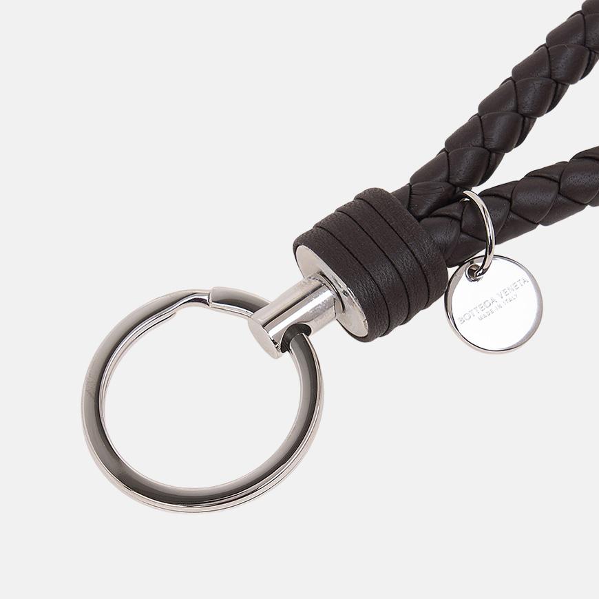 Bottega Veneta Intrecciato Leather Key Ring 113539 V3UN1 2111
