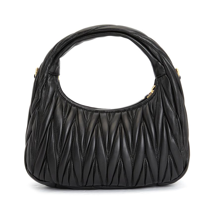 Miu Miu Wander Matelassé Hobo Shoulder Bag for Women 5BC125 AN88 F0002 OOY