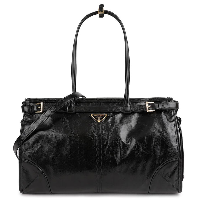 PRADA Bony Large Leather Shoulder Bag 1BA433 2CYR F0002