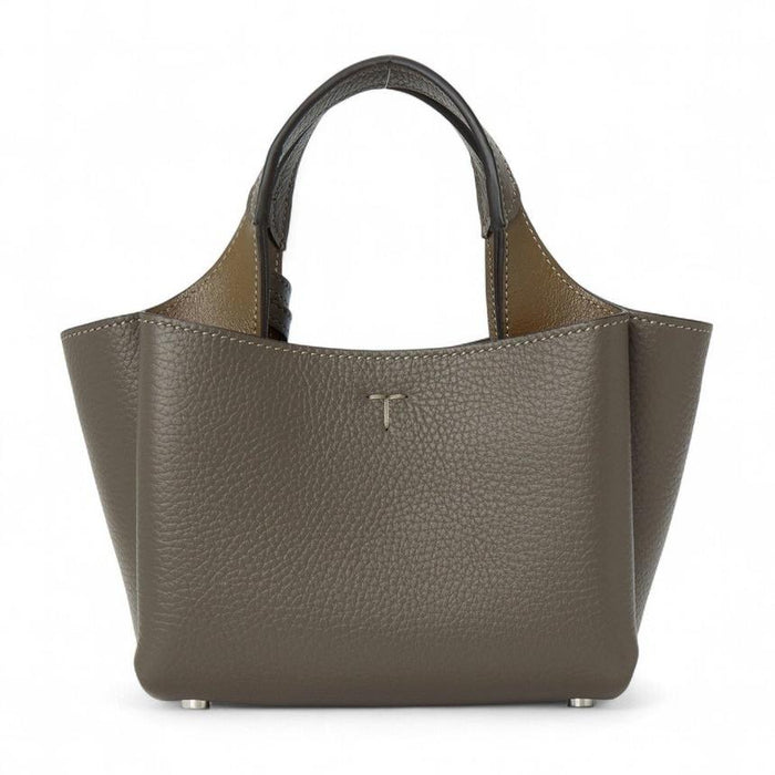 Tods Micro Leather Top Handle Tote Bag for Women
