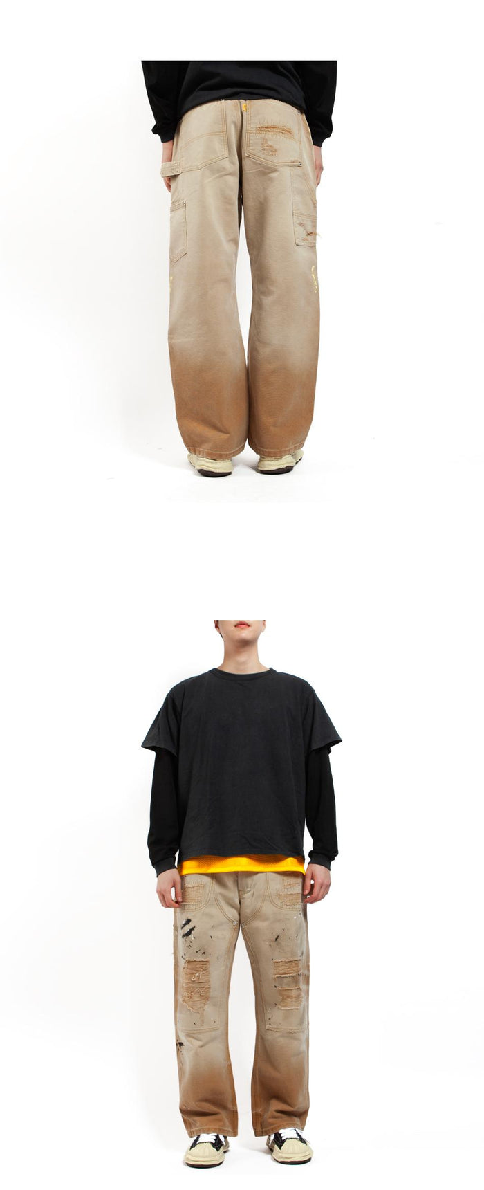 GALLERY DEPT. Branco Carpenter Denim Pants BCP 40028 TAN