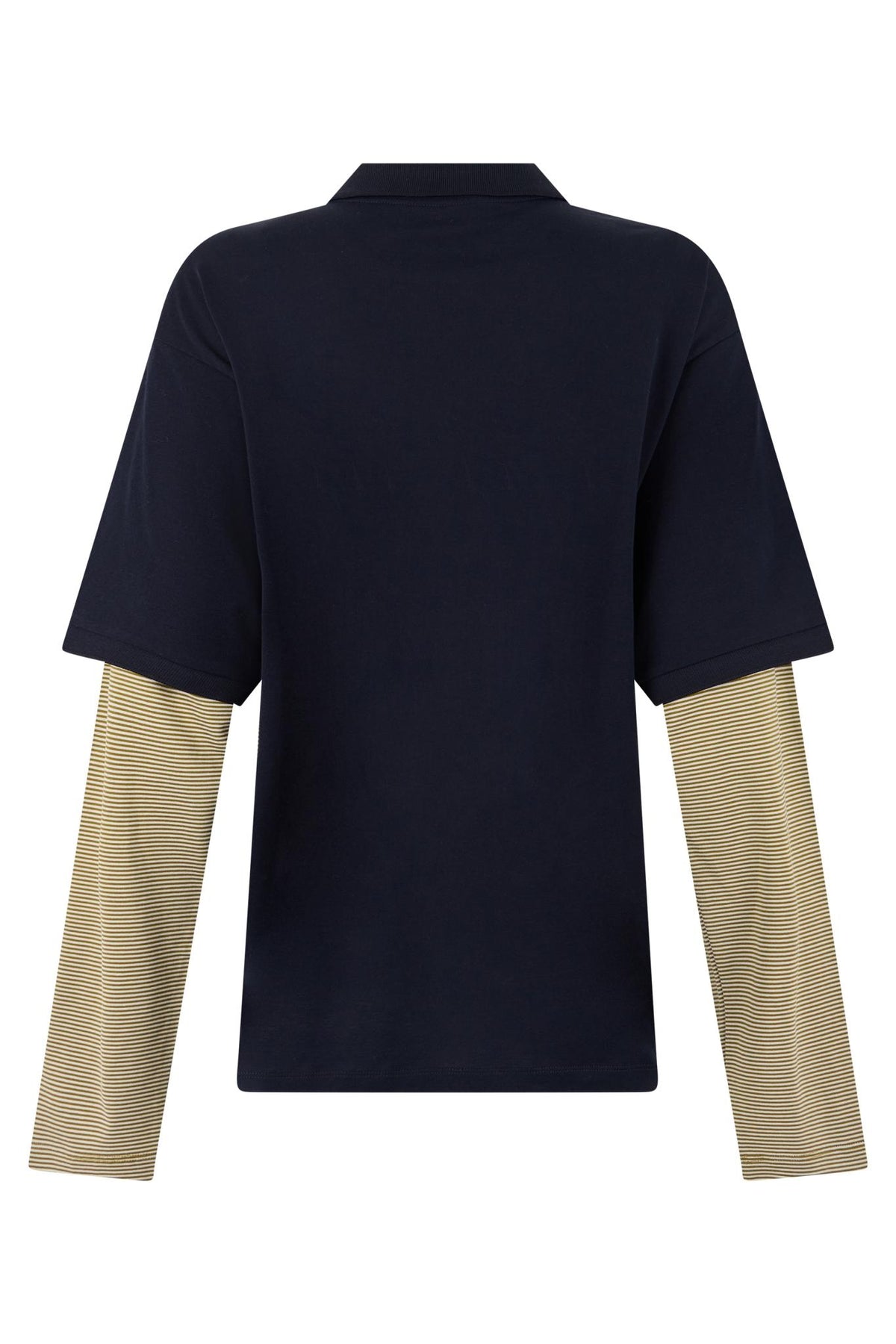 Miu Miu Long Sleeve Polo Shirt Black Cotton Men