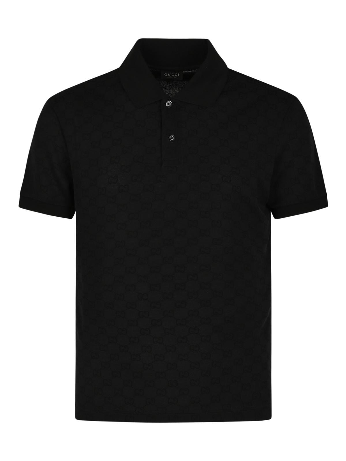 GUCCI Black Short Sleeve T-Shirt for Men