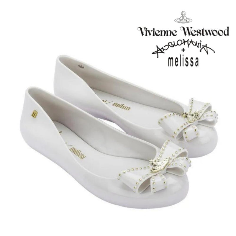 Vivienne Westwood Melissa Sweet Love Ribbon Flat Shoes