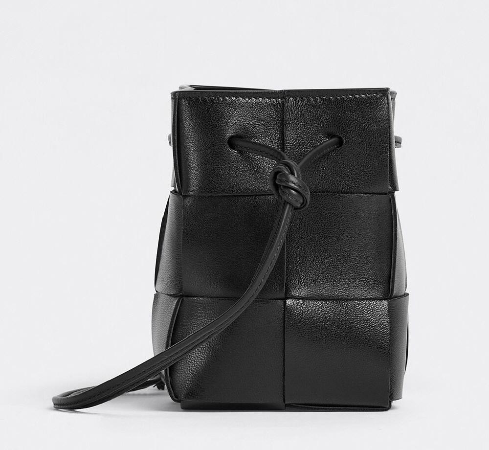 Bottega Veneta Mini Cassette Crossbody Bucket Bag