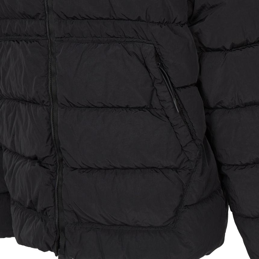 CP Company Black Down Puffer Jacket for Men