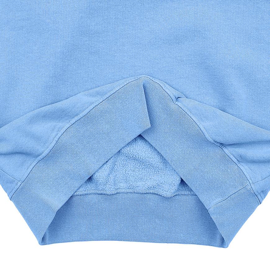 SPORTY&RICH Wellness Boucle Crewneck Sweatshirt Hydrangea White