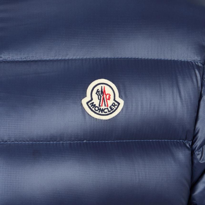 Moncler Puffer Jacket Forzo Men Blue Down Coat