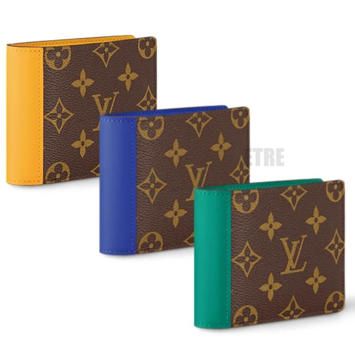 Louis Vuitton Multiple Wallet Saffiano Yellow Unisex M12837