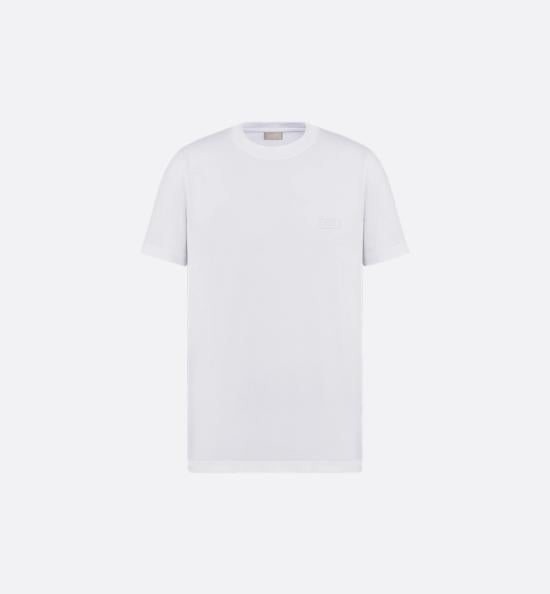 DIOR White Short-Sleeve T-Shirt Men’s 413J650C0862080