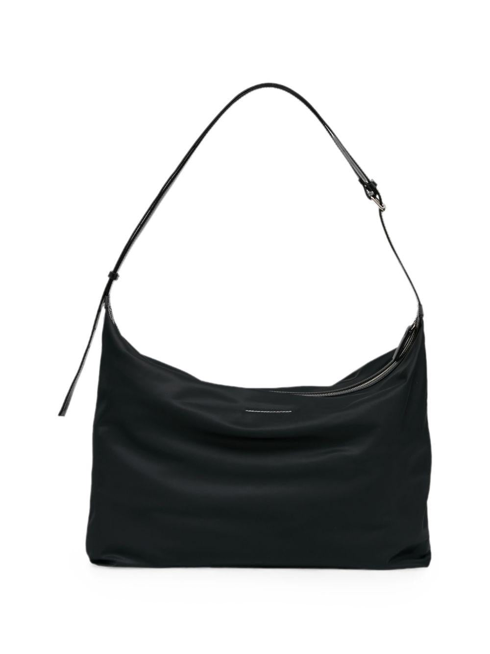 Maison Margiela Black Leather Shoulder Crossbody Bag