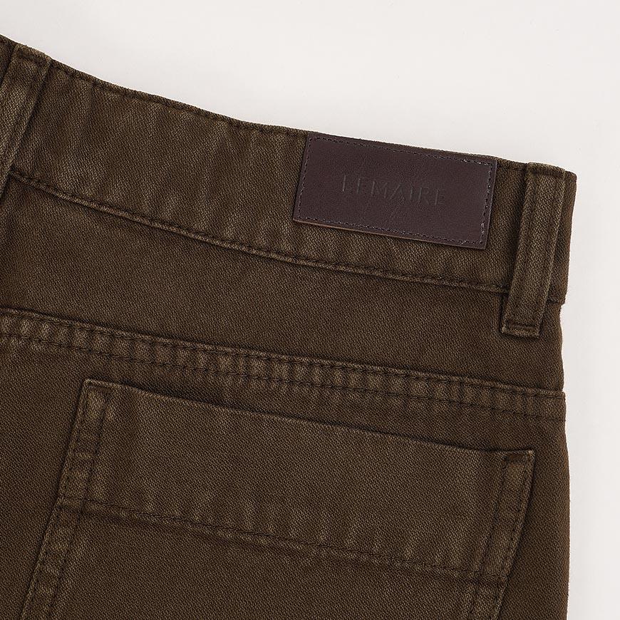 Lemaire High-Waist Curved Pants Women’s Classic Trousers Brown