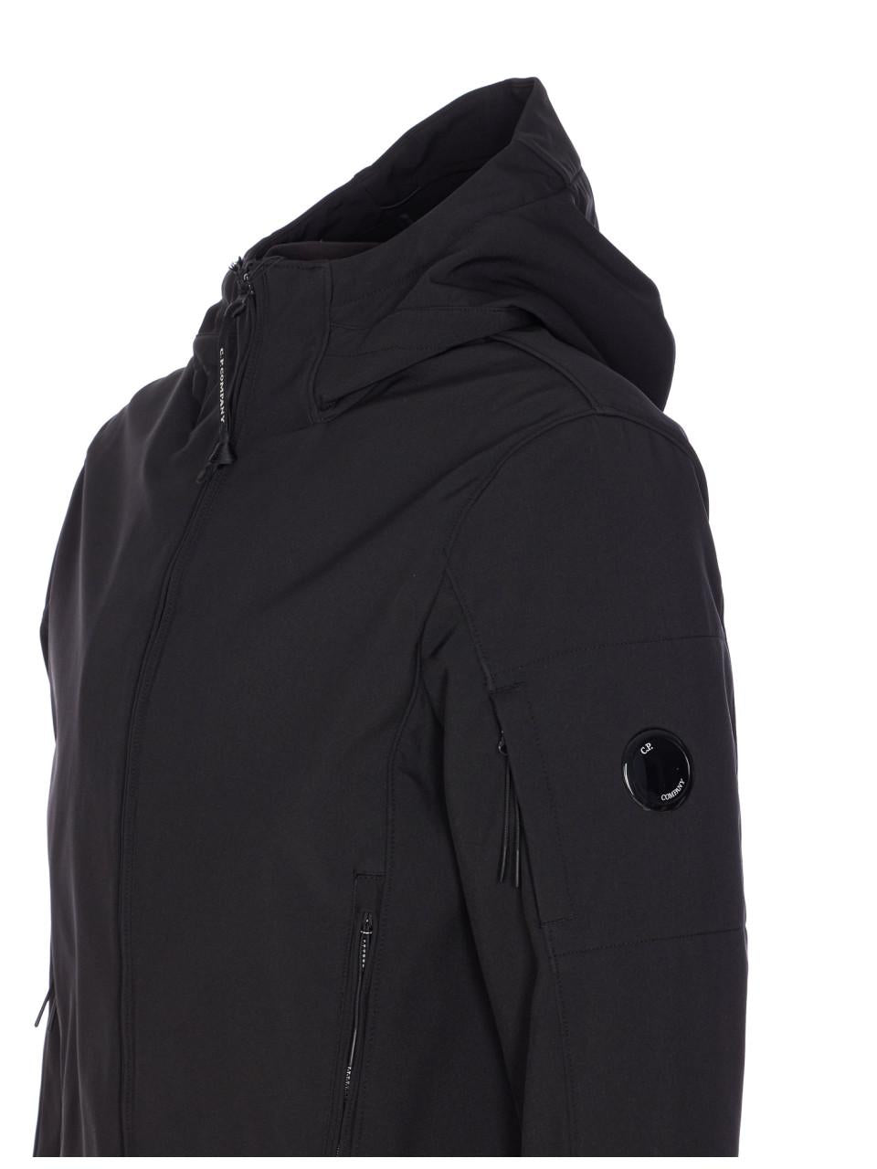 CP Company Men’s Hooded Down Jacket Black RFCMOW701 A006