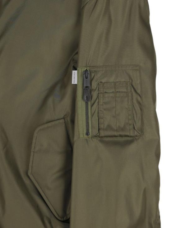 BALENCIAGA Olive Nylon Zip Jacket Men’s