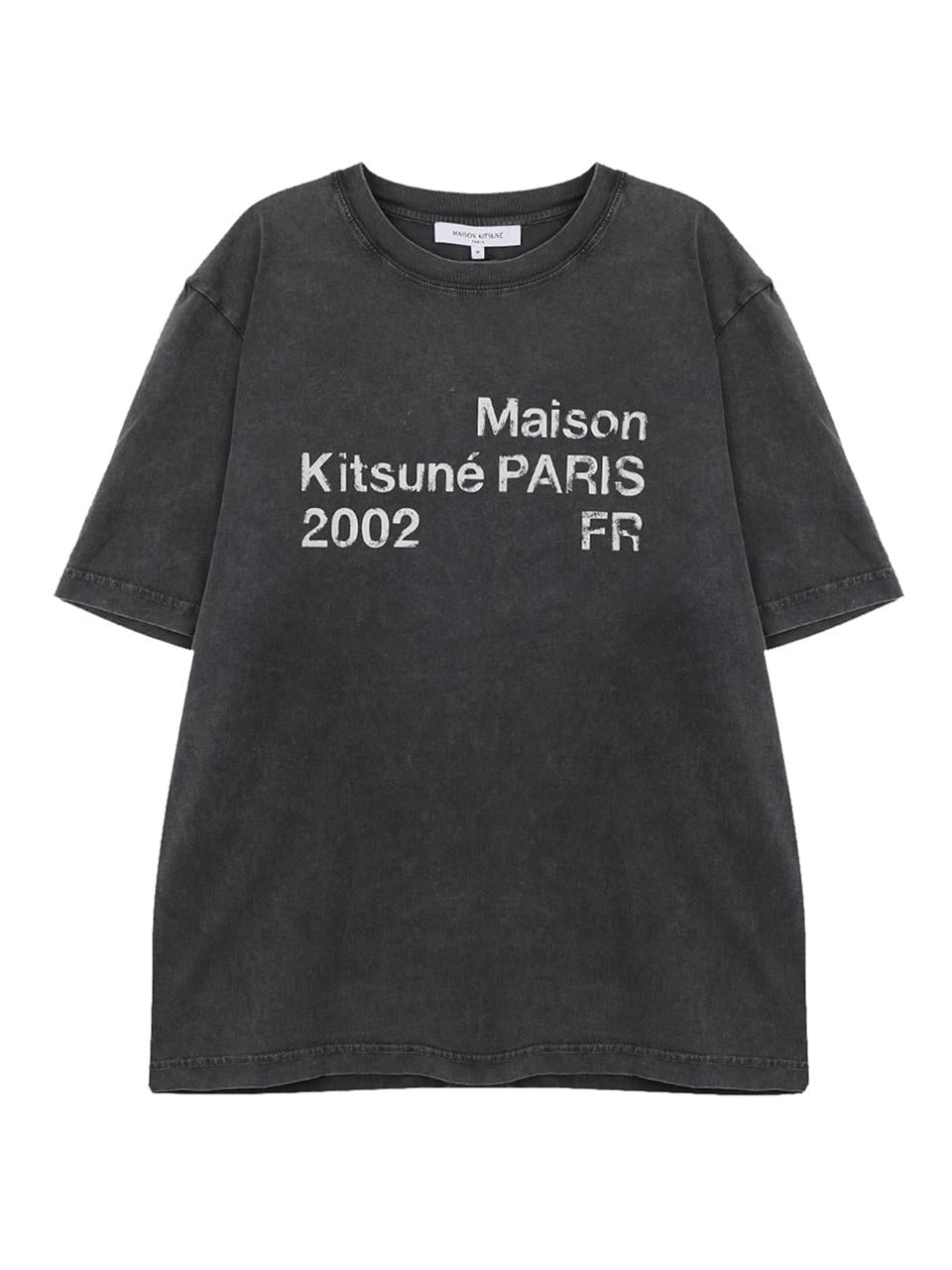 Maison Kitsune Washed Comfort T-Shirt Unisex White Cotton