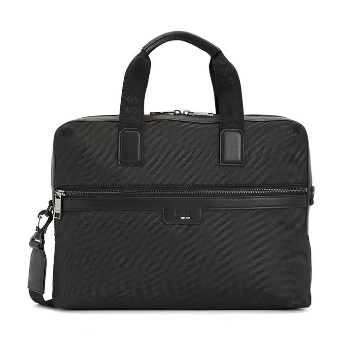HUGO BOSS Men's Leather Briefcase 50536181 001