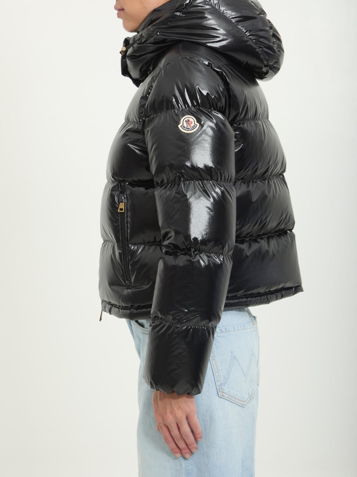 Moncler Black Down Puffer Jacket for Women