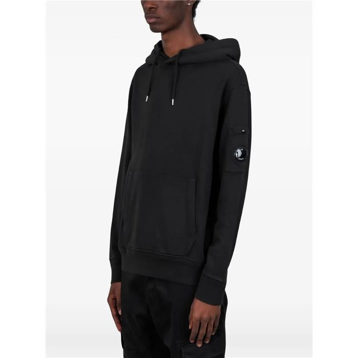 CP Company Lens Patch Cotton Fleece Hoodie Sweatshirt for Men