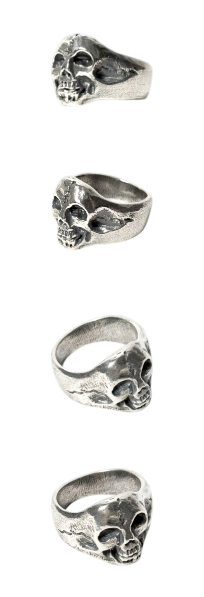 OUR LEGACY Sterling Silver Cranium Fallen Angel Ring