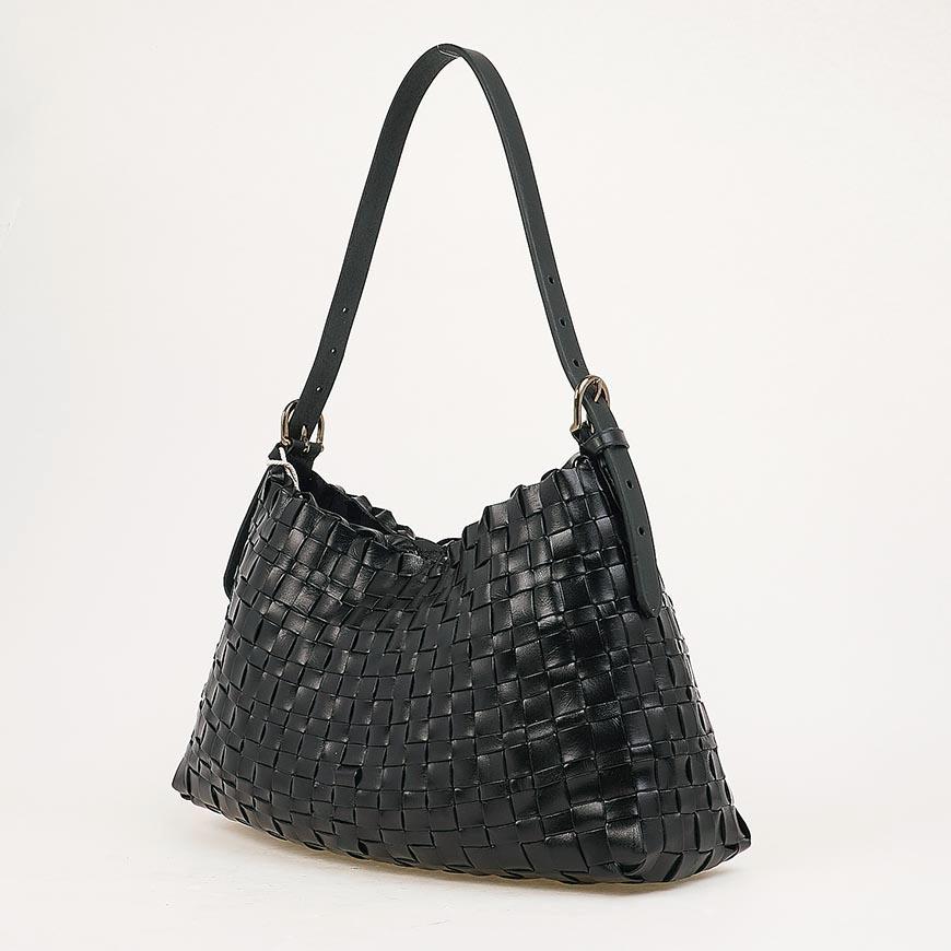 Dragon Diffusion Women's Hobo Shoulder Bag 8170 BLACK