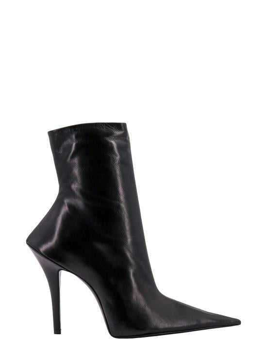 BALENCIAGA Black Leather Boots 747603 WBCW 01000