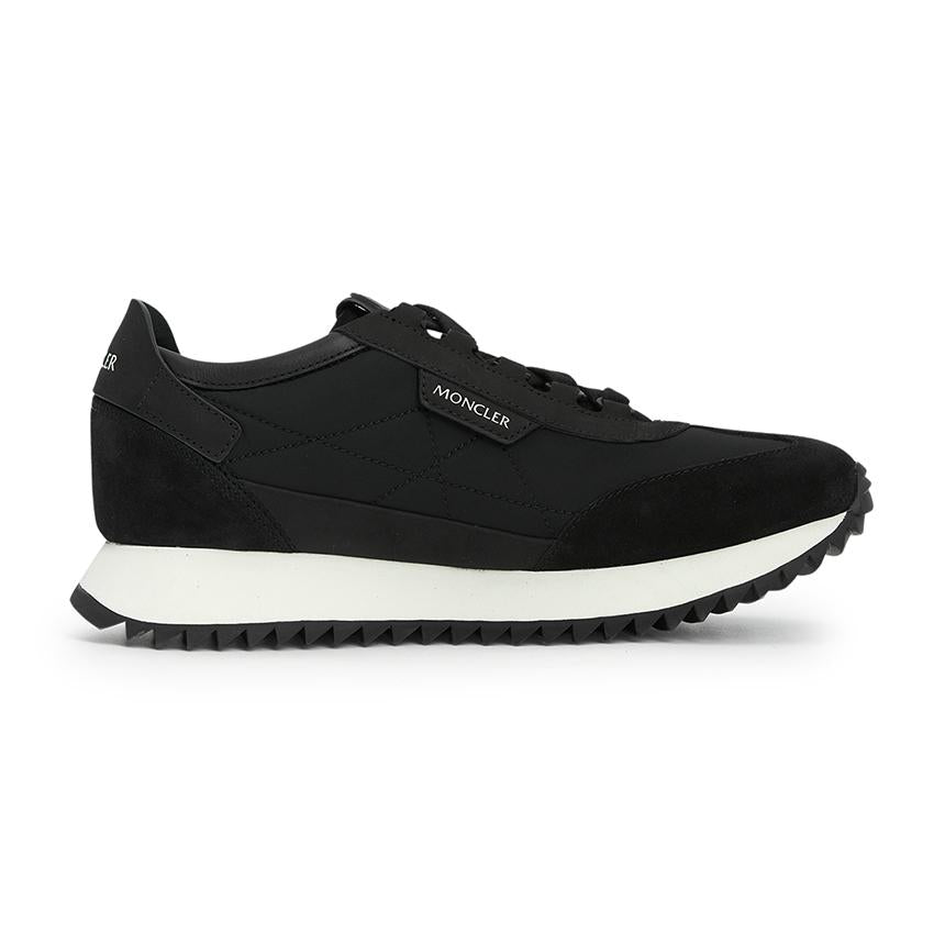 Moncler Men’s Pacey 2 Low-Top Sneakers Black Leather