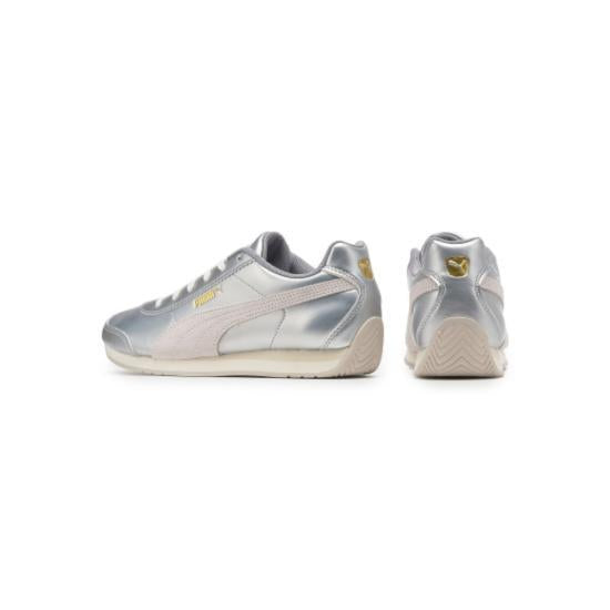 PUMA Men’s Sneakers White Leather Low-Top Shoes 401591 01 DOM