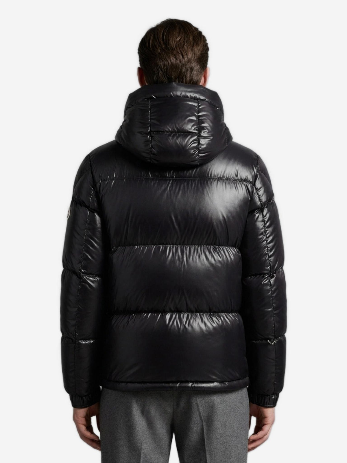 Moncler Black Down Puffer Jacket for Men