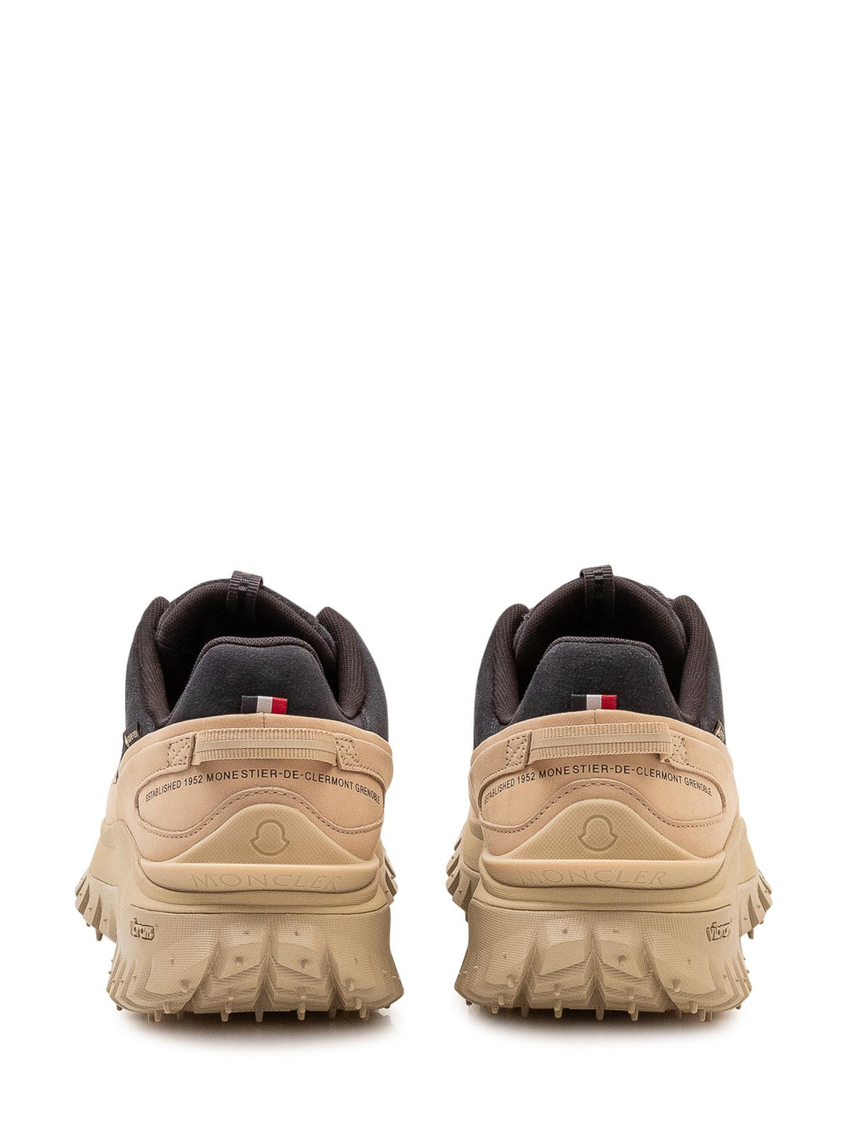 Moncler Leather Low-Top Sneakers Navy Men’s