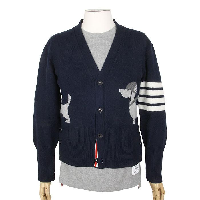 THOM BROWNE Hector Intarsia Wool Cardigan MKC524A Y1030 415