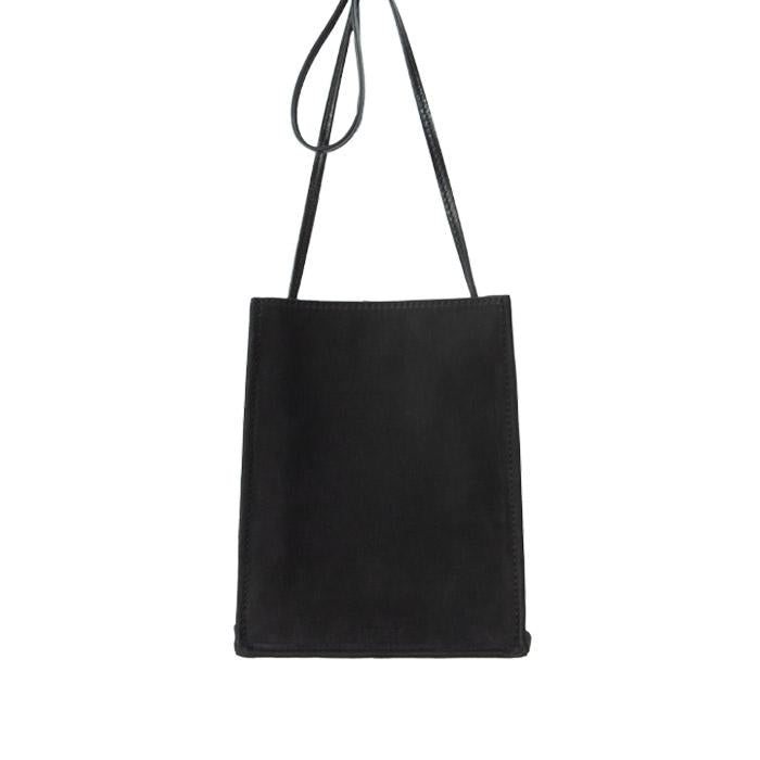 The Row Small To Go Nubuck Shoulder Bag Black 15 2X4X18 W1779L81
