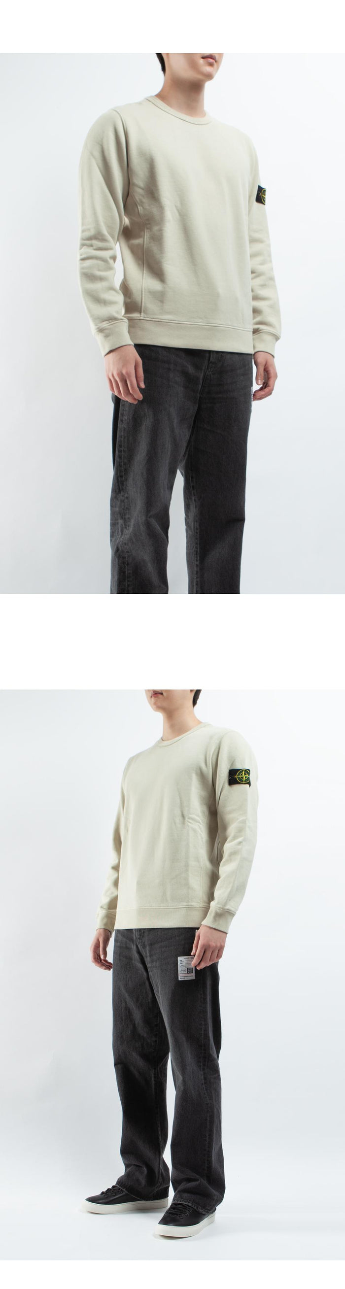 STONE ISLAND Stone Patch Icon Crewneck Sweatshirt 811562420 V0097