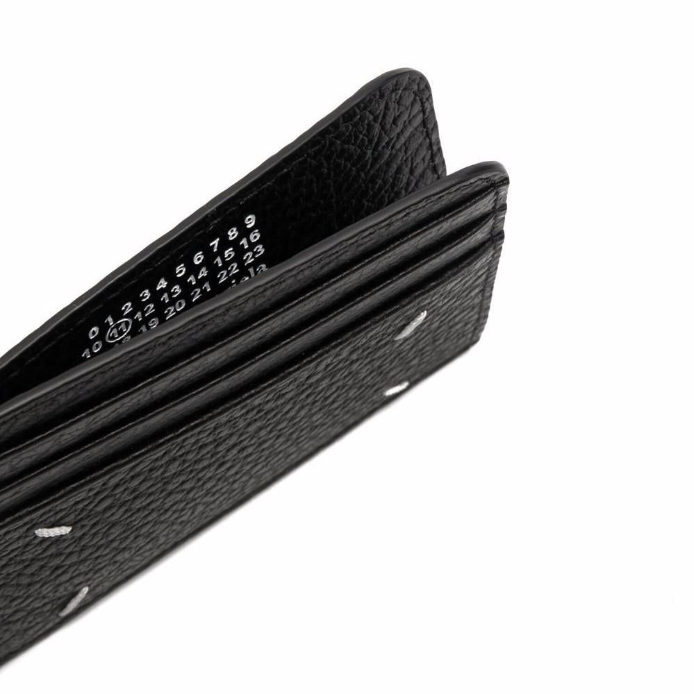 Maison Margiela Stitch Number Logo Leather Card Holder SA3VX0007 P4455 T8013