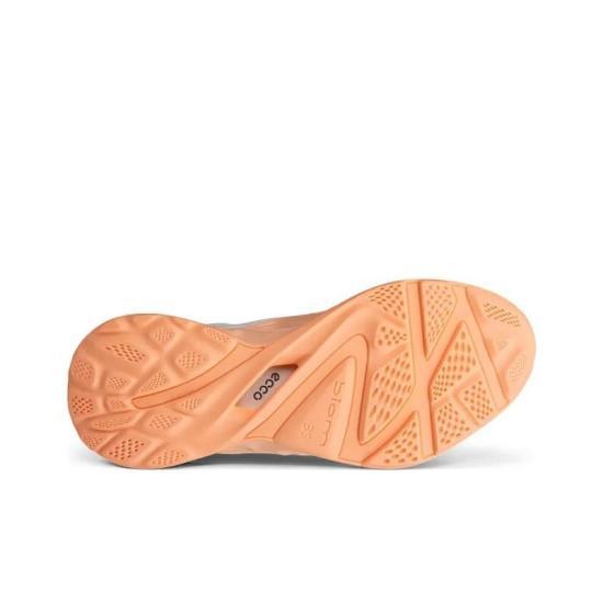 ecco Orange Leather Sneakers 825623 60352