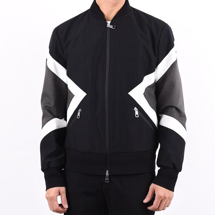 Neil Barrett Men’s Geometric Bomber Jacket