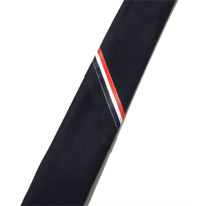 THOM BROWNE 120-Count Silk Tie Navy Mens Neckwear