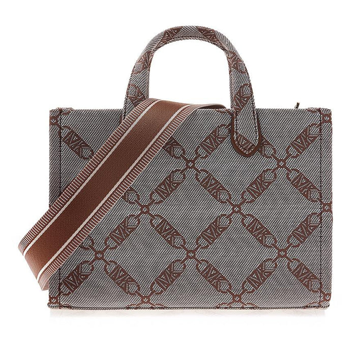 Michael Kors Gigi Empire Logo Jacquard Tote Bag
