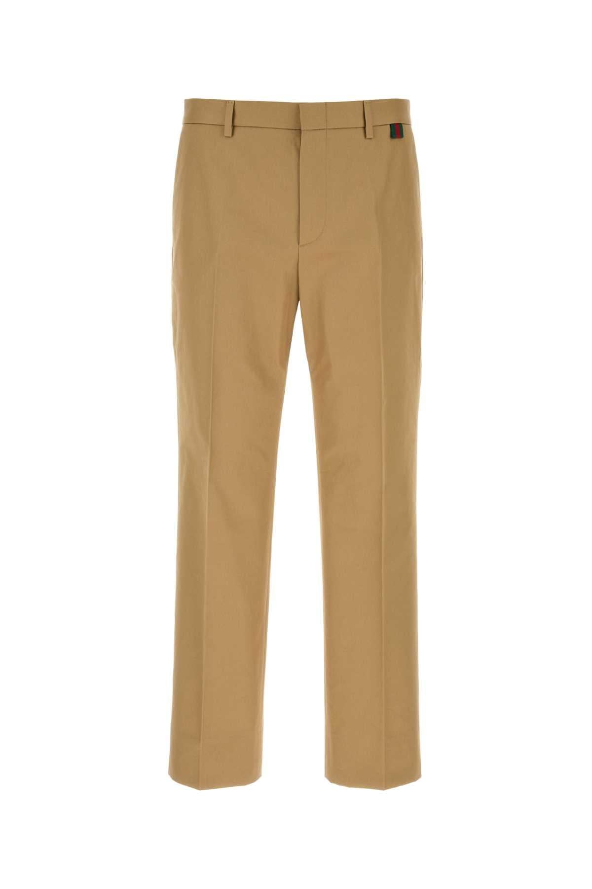 GUCCI Beige Wool Dress Suit Pants