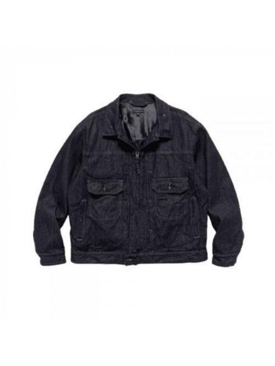 Engineered Garments Indigo 12oz Cone Denim Trucker Jacket 24F1D007 PS200 NL089