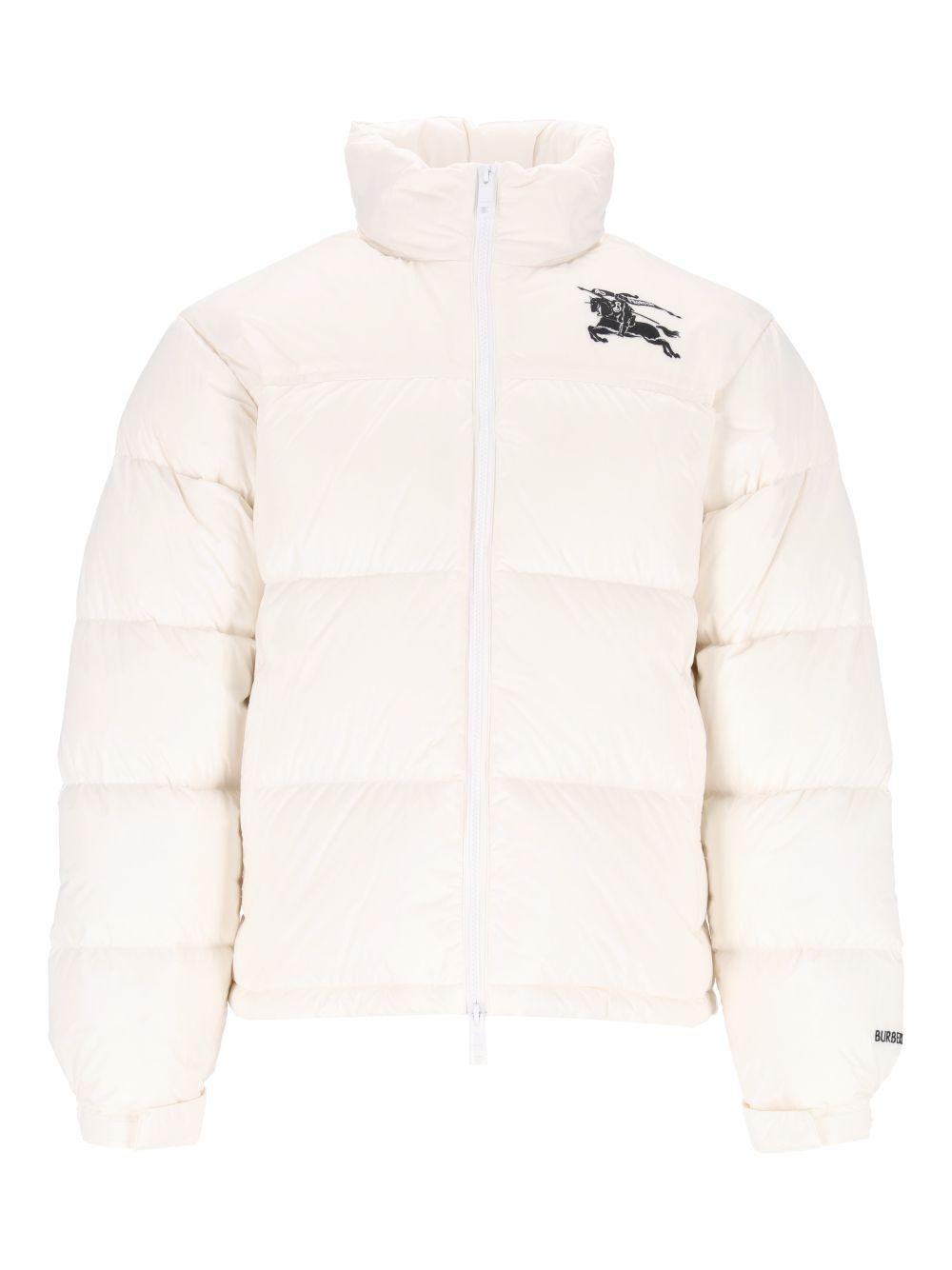 BURBERRY Black Nylon Down Puffer Jacket for Men