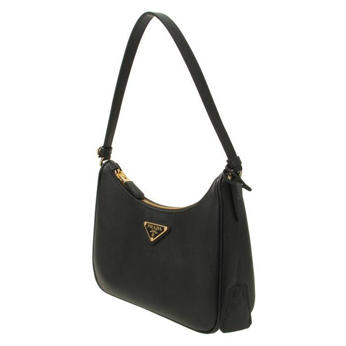 PRADA Re-Edition 2005 Saffiano Leather Mini Shoulder Bag Black