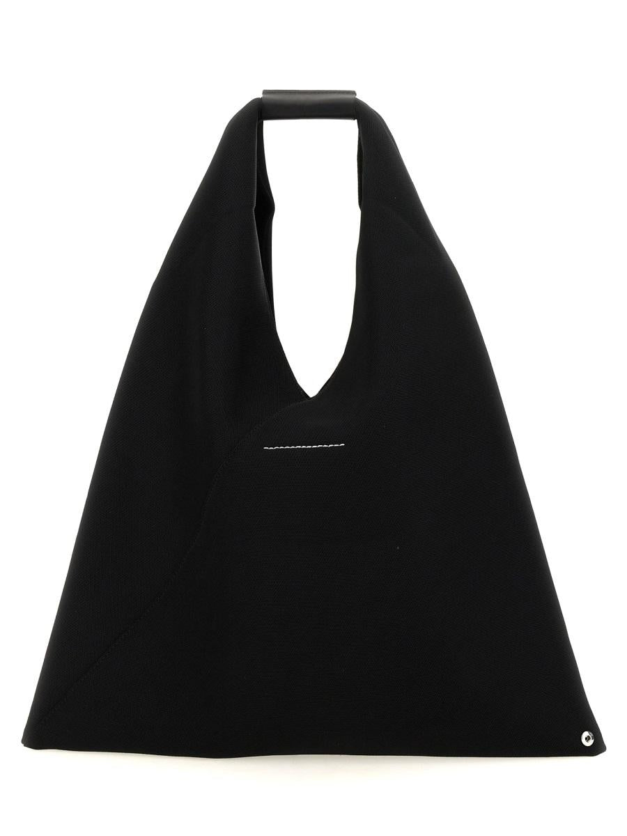Maison Margiela Black Leather Shoulder Bag