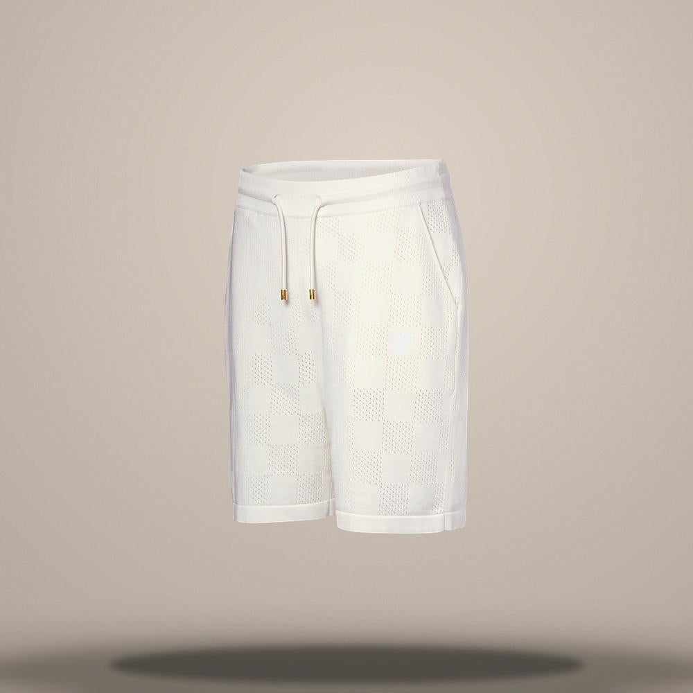 Louis Vuitton Women's Pointelle Signature Regular Fit Shorts