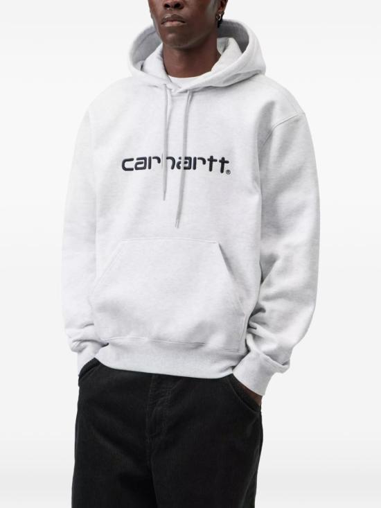 CARHARTT WIP Logo Hooded Sweatshirt Grey Women’s Hoodie