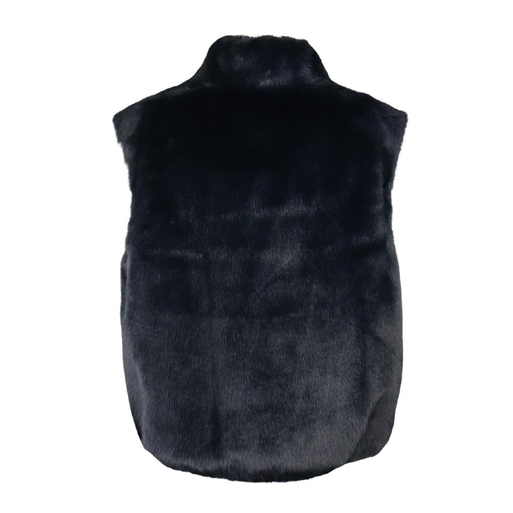 Herno Women’s Faux Fur Resort Vest Jacket GC00071DR 12624 9300