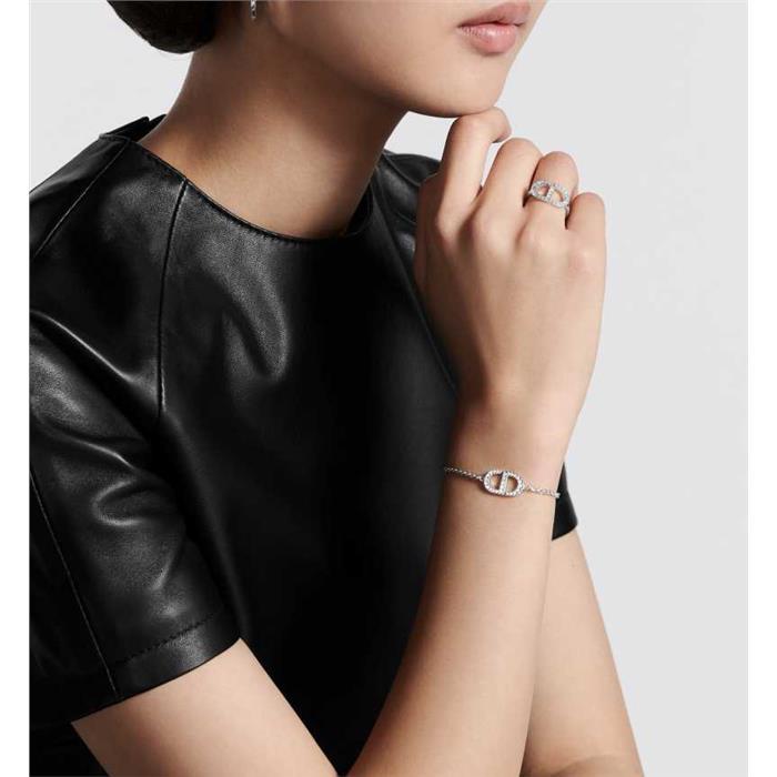 DIOR Gold-Tone Petit CD Chain Bracelet